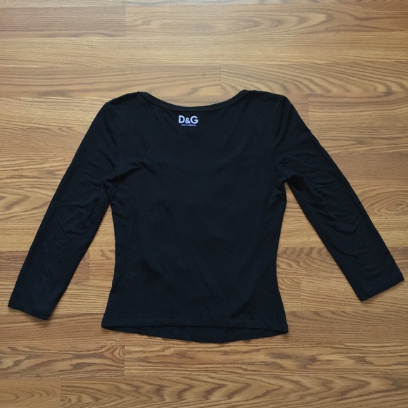 Dolce & Gabbana • Beaded "50's" Long Sleeve Tee - Picture 9 of 9